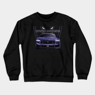 BLUE EMBER dark horse Mustang GT 5.0L V8 coyote engine Performance Car s650 Crewneck Sweatshirt